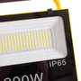 Proyector LED Solar 200W 6500K con Panel 6V/12W y Batería 7.2V/18000mAh