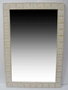 DKD Home Decor Espejo Mango Blanco y Natural 120x76 cm