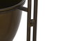 DKD Home Decor Macetero de Metal Cobrizo y Negro 35x26,5x105 cm