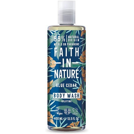 Faith In Nature Blue Cedar Gel de baño de 400 ml