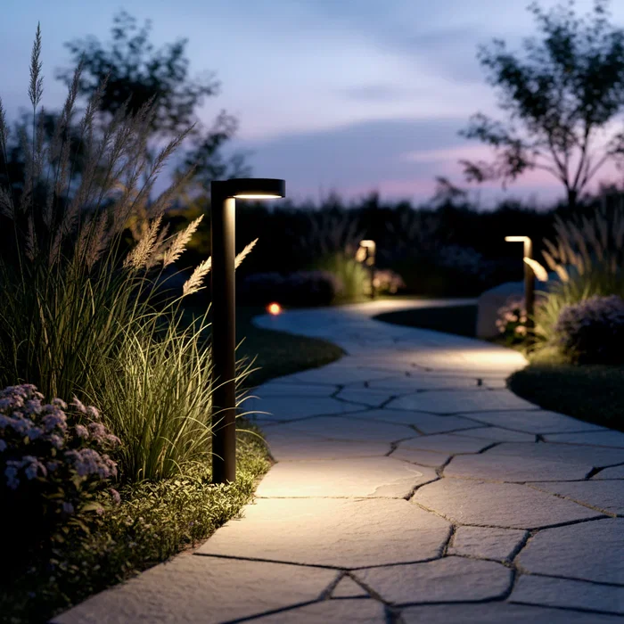 Fenglu Baliza LED Exterior 60Cm 10W 220VAC 3000K Negro