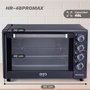 Grunkel Horno Eléctrico de Sobremesa HR-48PROMAX, 48 Litros, 2200W, Convección Independiente, Negro
