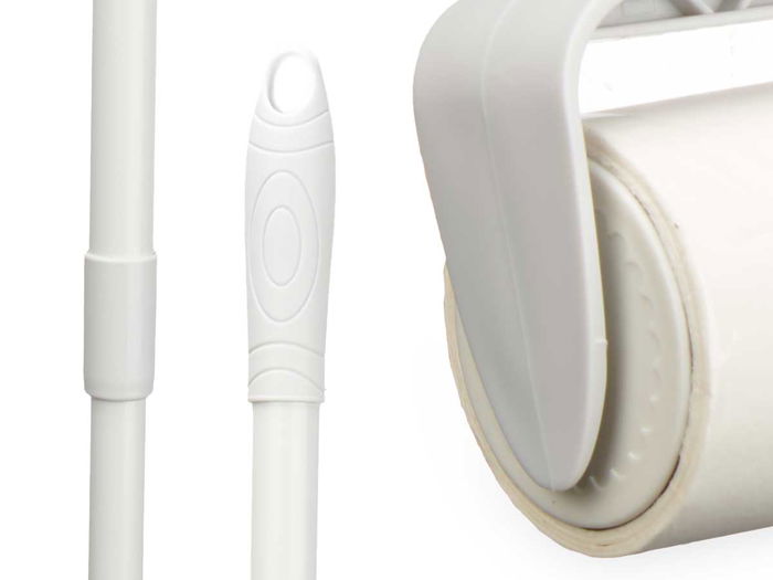 Arte Regal Quitapelusa Mango Telescópico 60 Hojas Blanco Plástico 25 cm Ancho 70 cm Alto 6.5 cm Largo Abierto 120 cm (Set de 12) Arte Regal Quitapelusa Mango Telescópico 60 Hojas Blanco Plástico 25 cm Ancho 70 cm Alto 6.5 cm Largo Abierto 120 cm (Set de 12)