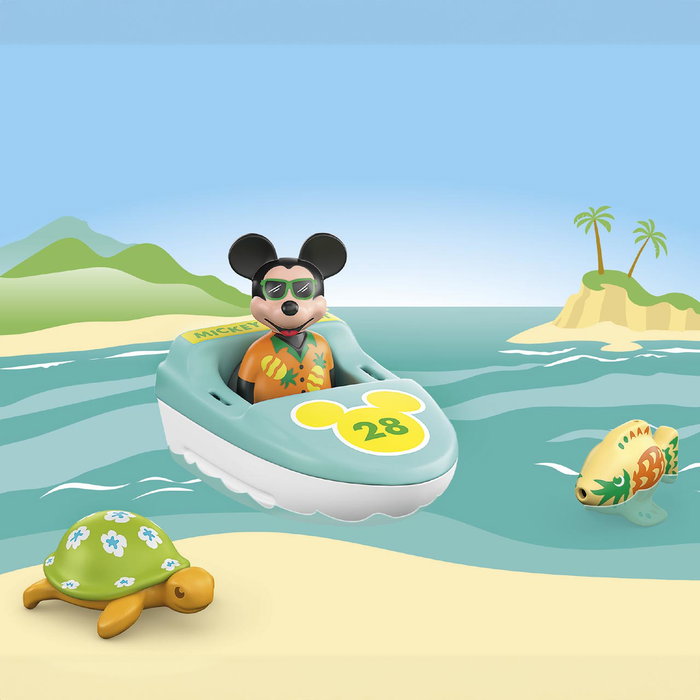 Playmobil Viaje en Bote con Mickey Junior 71707 Disney