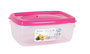 Dem Fiambrera Hermética 1L Rectangular para Microondas 18 x 12.5 x 7.5 cm (24 Unidades)