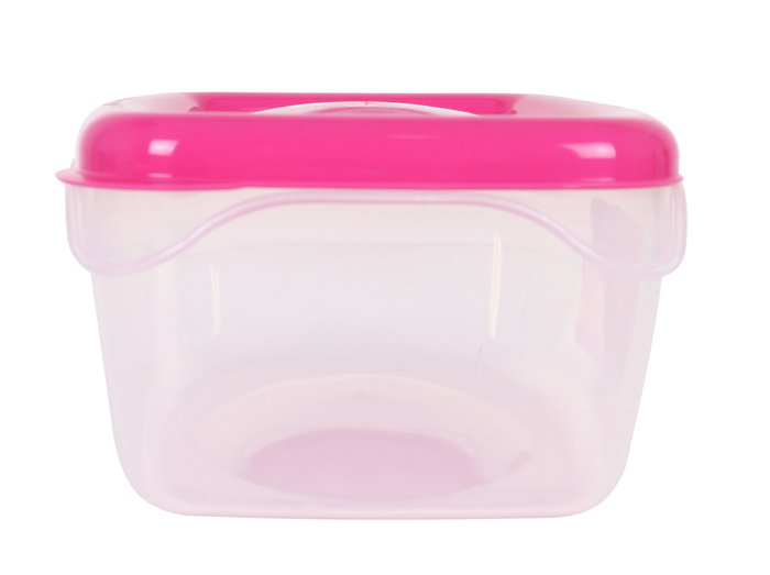 Dem Fiambrera Hermética 1L Rectangular para Microondas 18 x 12.5 x 7.5 cm (24 Unidades)