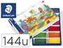 Staedtler Rotulador Jumbo Trazo 3 mm School Pack 144 Unidades Colores Surtidos