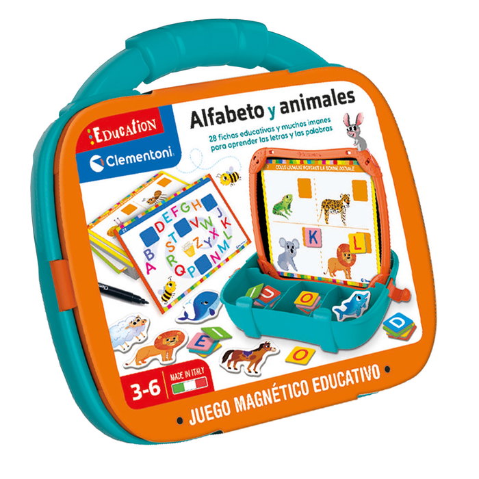 Clementoni Maletín Magnético Alfabeto Y Animales 55492