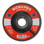 Workpro Disco Láminas Convexo Ø115 x 22,2 mm Grano 40 para Hierro Fundido, Acero y Madera