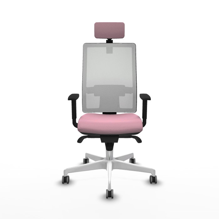 PIQUERAS Y CRESPO Silla de oficina Horna Rosa y Blanco PIQUERAS Y CRESPO Silla de oficina Horna Rosa y Blanco