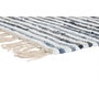 DKD Home Decor Alfombra Algodón Chindi Azul y Blanco 120x180x0,5 cm