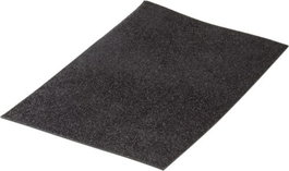 PRYSE Goma EVA con Purpurina Biodegradable Negro 40x60 cm (Pack de 10)