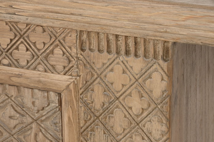 DKD Home Decor Mueble Tv Minimal bs1c25 Natural 44 x 60 x 180 cm