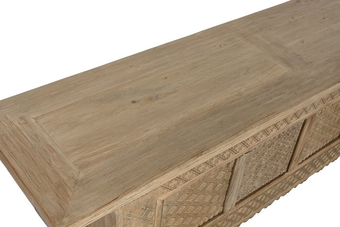 DKD Home Decor Mueble Tv Minimal bs1c25 Natural 44 x 60 x 180 cm