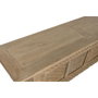 DKD Home Decor Mueble TV Olmo Macizo Tallado Natural 180x44x60