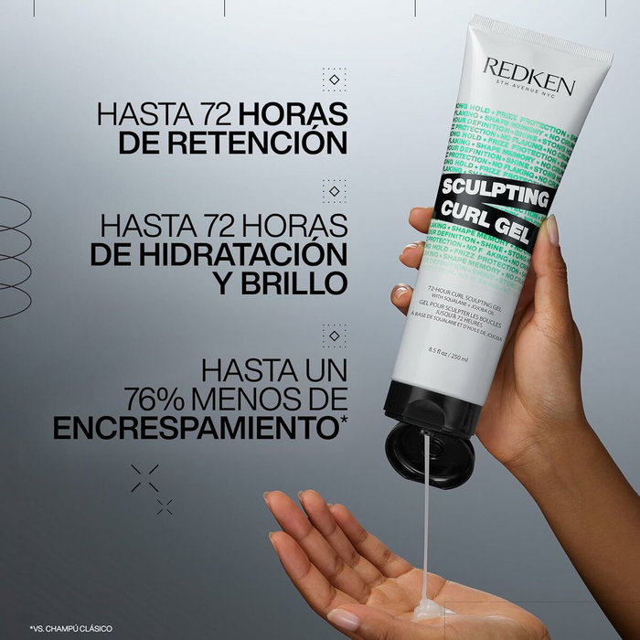 Redken Sculpting Gel Esculpidor de Rizos 72 Horas de Definición 250 ml