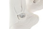 DKD Home Decor Decoración Luminosa LED Buda Surtido Blanco