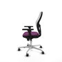 PIQUERAS Y CRESPO Silla de oficina Jorquera con mecanismo Sincro, Morado y Blanco