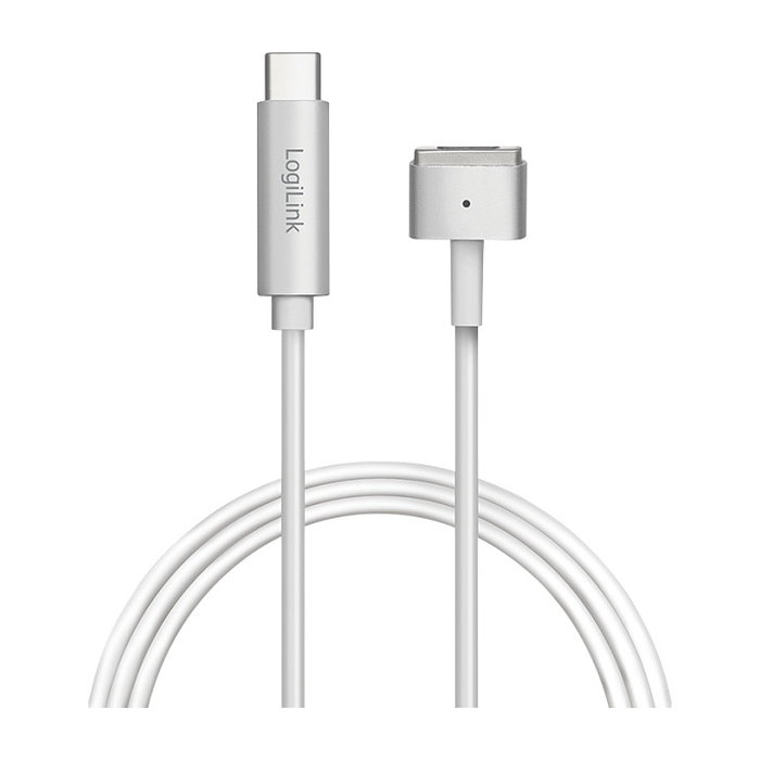 LogiLink PA0226 Cable Cargador USB-C a MagSafe 2, 1.8 metros, Plata, 87W, Compatible con MacBook Pro (2012-2015) y MacBook Air (2012-2017) LogiLink PA0226 Cable Cargador USB-C a MagSafe 2, 1.8 metros, Plata, 87W, Compatible con MacBook Pro (2012-2015) y MacBook Air (2012-2017)