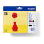Brother LC-121VALBP Multipack de Cartuchos de Tinta Original (BK/C/M/Y) de 4 Piezas