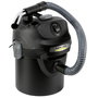 Kärcher AD 2 Aspiradora de cenizas y polvo, 14 L, Negro
