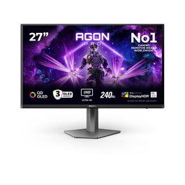 AOC Agon Pro AG276UZD Monitor Gaming QD-OLED 26,5 4K 240Hz