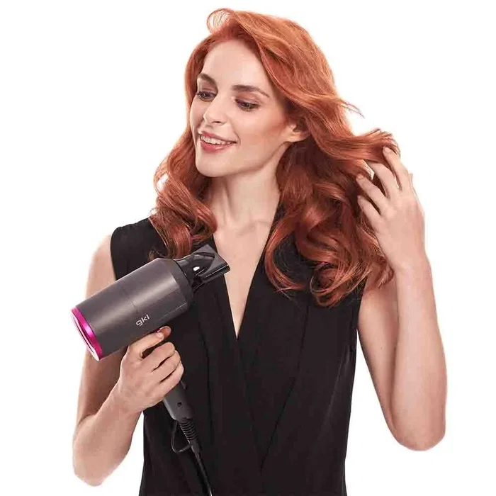 GKL Topaz S2100 Secador de Pelo Iónico Rosa y Gris GKL Topaz S2100 Secador de Pelo Iónico Rosa y Gris