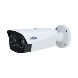 Dahua Cámara IP Bullet Híbrida Térmica + Visible DHI-TPC-BF5441-B7F4-BM-S2 4MP 7.5+4MM PoE IP67 IK10 Visión Nocturna Detección Movimiento Interior/Exterior