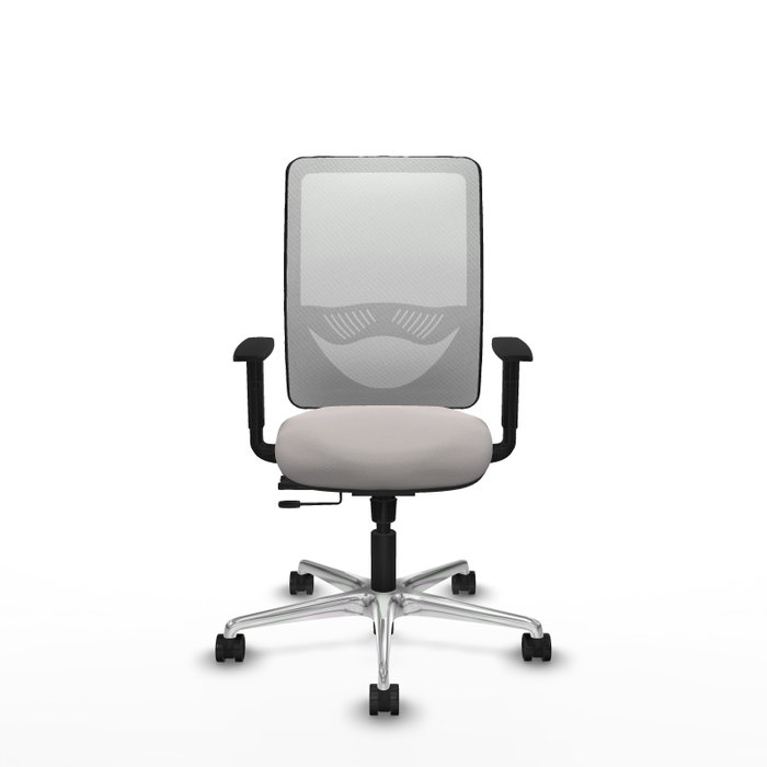 PIQUERAS Y CRESPO Silla de oficina Zulema Blanca con Mecanismo Sincro/Traslack