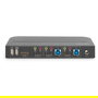 Digitus DS-12850 KVM-Switch de 2 Puertos, 4K/60Hz, 2x DP a 1x DP/HDMI, Switch KVM, 4K Ultra HD, USB 3.2 Gen 1, Conectar y Usar, Hub USB