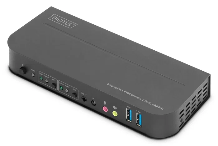 Digitus Conmutador KVM 2x1 DP con salida DP/HDMI y USB 4Kx2K @ 60Hz DS-12850 Digitus Conmutador KVM 2x1 DP con salida DP/HDMI y USB 4Kx2K @ 60Hz DS-12850
