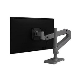 Ergotron LX Pro Series 45-695-293 Brazo de Monitor - Soporte de Abrazadera, 1 Pantalla hasta 86.4 cm (34"), 10 kg, Gris Oscuro