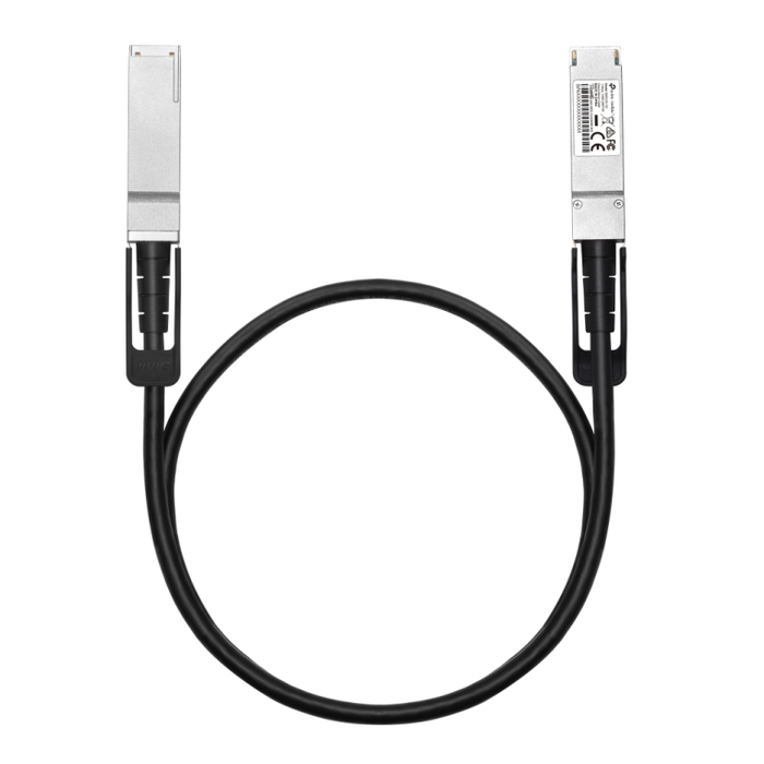 Tp-Link Omada Cable de Fibra Óptica e InfiniBand QSFP28 Twinax SM9220-1M Negro
