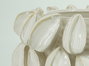 DKD Home Decor Centro de Mesa Gres Carambola Blanco y Beige 30x30x19 cm