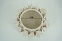 DKD Home Decor Centro de Mesa Gres Carambola Blanco y Beige 30x30x19 cm