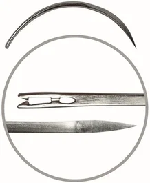 Covetrus Agujas de sutura 3/8 RC 20 ojo doble 12ud
