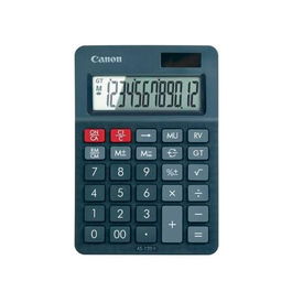 Canon Calculadora Sobremesa AS-120II 12 Dígitos Funciones Básicas y Financieras Gris Oscuro
