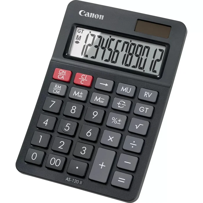 Canon AS-120 II Calculadora de Sobremesa 12 Dígitos Gris Oscuro