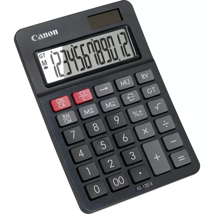 Canon AS-120 II Calculadora de Sobremesa 12 Dígitos Gris Oscuro