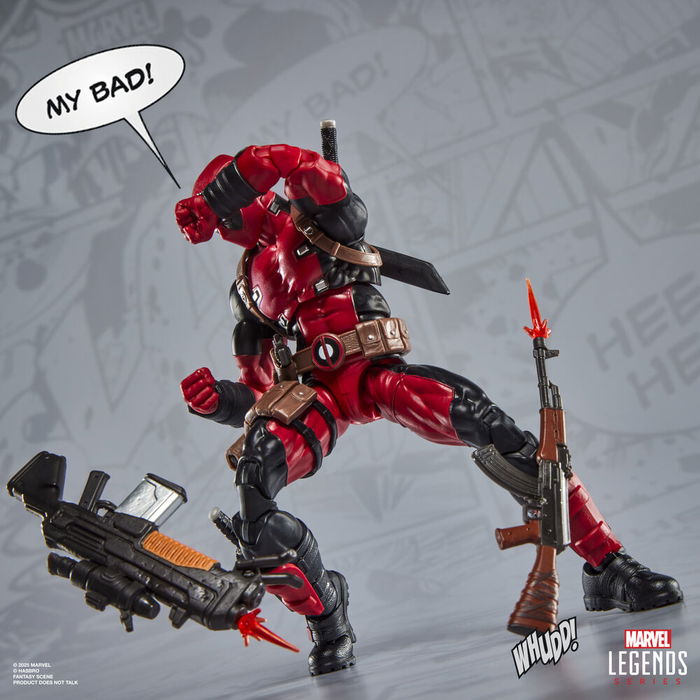 Hasbro Figura Deadpool Maximum Series Marvel Legends 15cm Articulada con Accesorios