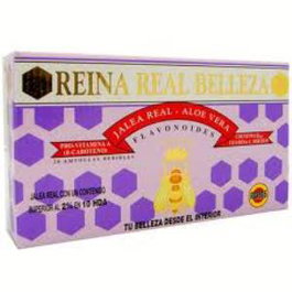 ROBIS Reina Real Belleza 20 Ampollas - Suplemento con Jalea Real, Vitamina C, Coenzima Q10, Mirtilo y Ginkgo Biloba - 20Amp.