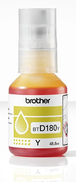 Brother Cartucho BTD180Y Tinta Original Amarillo 5000 páginas para DCP-T580DW, DCP-T583DW, DCP-T780DW