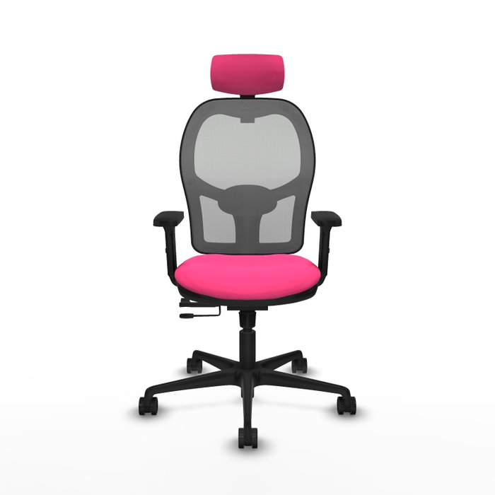 PIQUERAS Y CRESPO Silla de oficina Jorquera Rosa y Gris PIQUERAS Y CRESPO Silla de oficina Jorquera Rosa y Gris