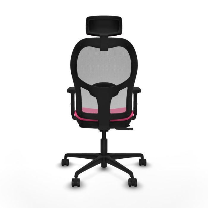 PIQUERAS Y CRESPO Silla de oficina Jorquera Rosa y Gris PIQUERAS Y CRESPO Silla de oficina Jorquera Rosa y Gris