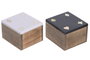 DKD Home Decor Juego Set 3 Sheesham Resina Negro