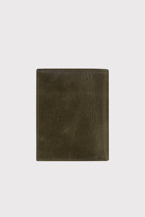 Zoozie Bags Tarjetero de Piel Auténtica Verde - Elegante y Organizado