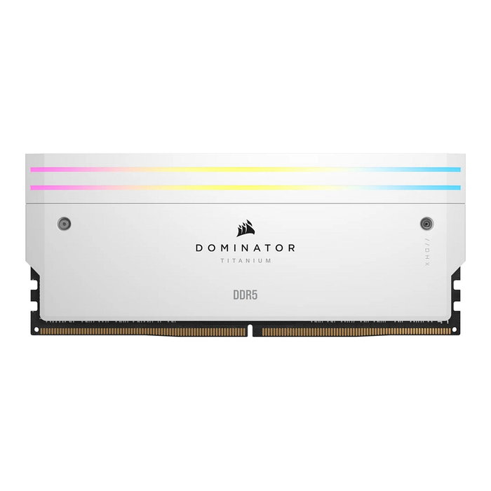 Corsair Dominator Titanium RGB DDR5 RAM 32GB Kit (2x16GB) 7000MHz CL40 DIMM Blanco - 288-pin