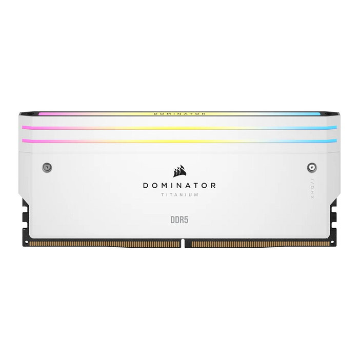 Corsair Dominator Titanium RGB DDR5 RAM 32GB Kit (2x16GB) 7000MHz CL40 DIMM Blanco - 288-pin
