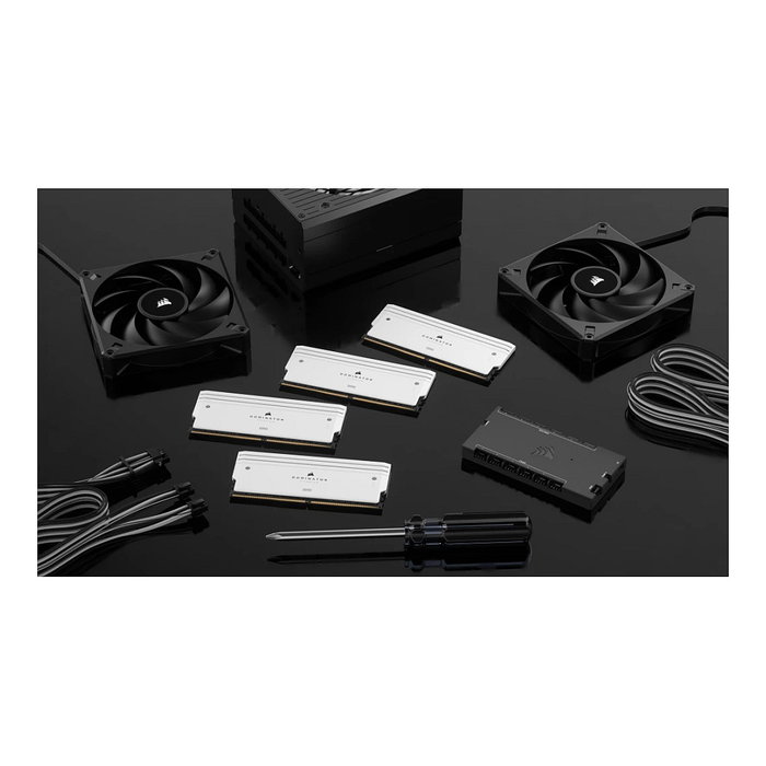 Corsair Dominator Titanium RGB DDR5 RAM 32GB Kit (2x16GB) 7000MHz CL40 DIMM Blanco - 288-pin