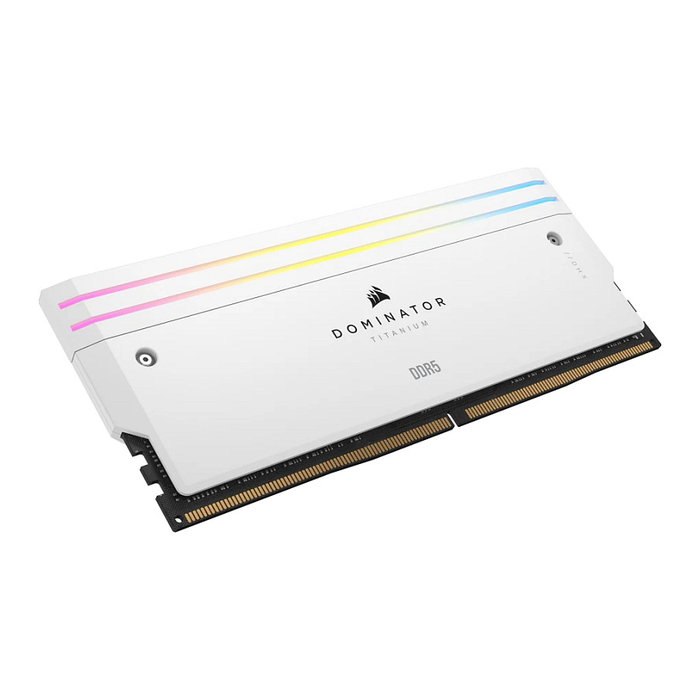 Corsair Dominator Titanium RGB DDR5 RAM 32GB Kit (2x16GB) 7000MHz CL40 DIMM Blanco - 288-pin